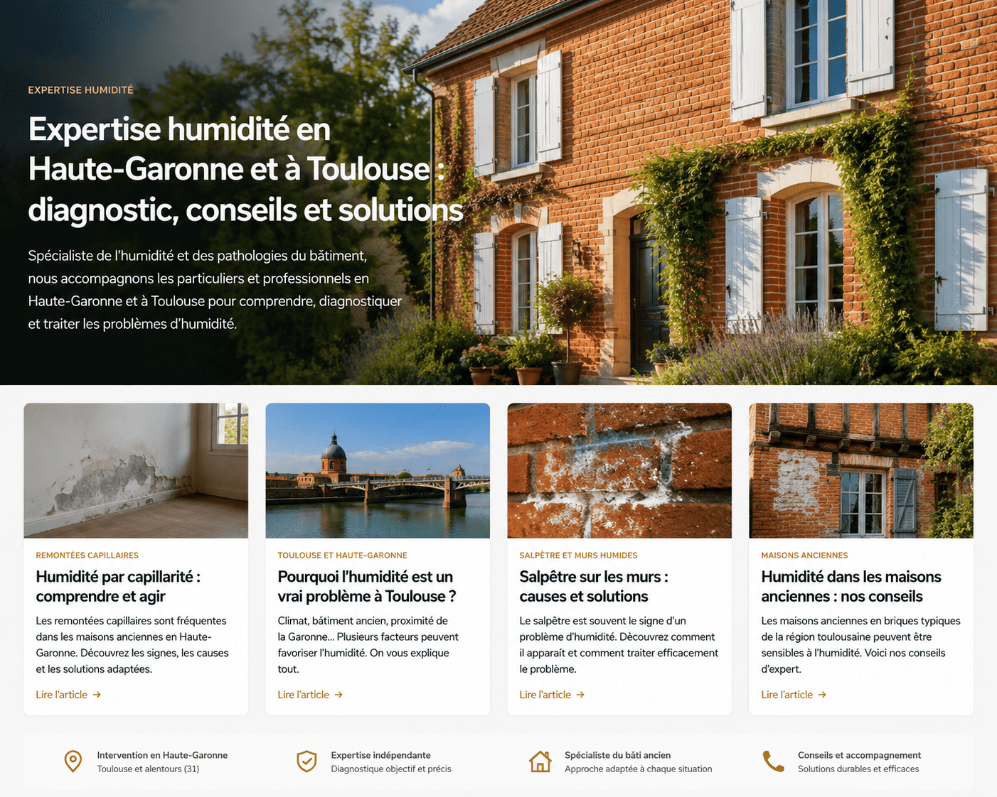 Lire la suite à propos de l’article Humidité par capillarité à Toulouse : causes et solutions
