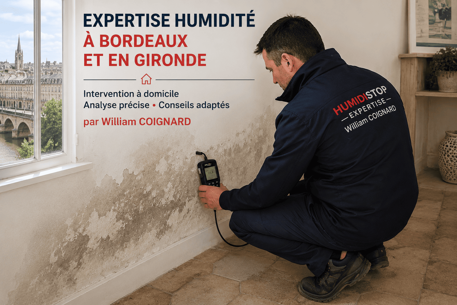 Lire la suite à propos de l’article Expertise humidité à Bordeaux et en Gironde : intervention à domicile par William Coignard