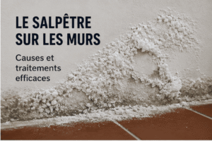 Lire la suite à propos de l’article Salpêtre sur les murs : causes et solutions de traitement