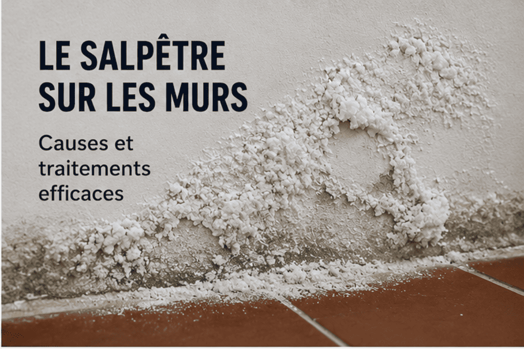 Lire la suite à propos de l’article Salpêtre sur les murs : causes et solutions de traitement
